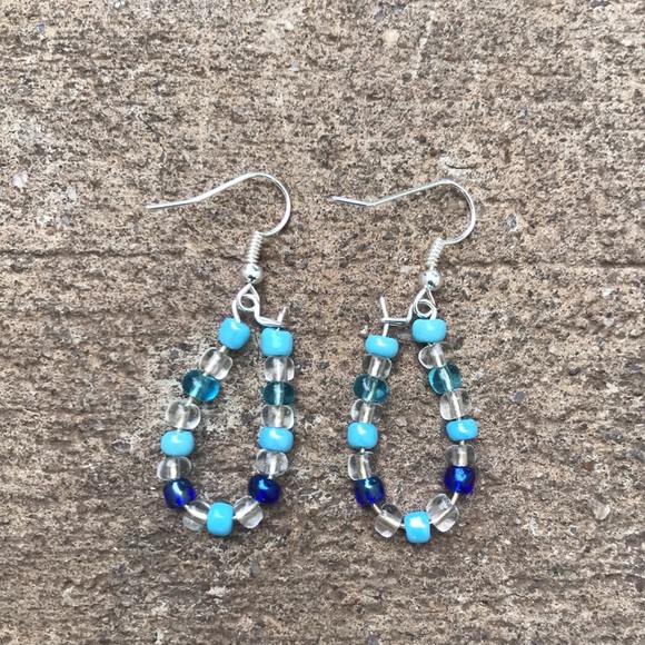 Homemade Beaded Earrings - Picture 3 of 3